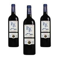 Chateau Pey de Pont 贝桥城堡 梅多克干型红葡萄酒 3瓶*750ml套装 礼盒装