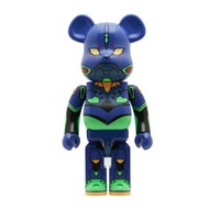 MEDICOM TOY Evangelion 联乘系列 EVA初号机 1000%积木熊公仔