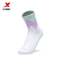 XTEP 特步 运动休闲长筒袜