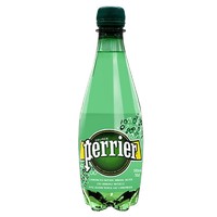 perrier 巴黎水 含气天然矿泉水500ML*24塑料瓶