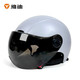 移动端：Yadea 雅迪 电动车头盔 骑行安全帽 电瓶车摩托车头盔四季通用 ABS外壳 骑行安全帽 灰色