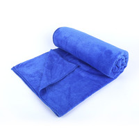SUOTJIF 硕基 高品质超细纤维洗车毛巾 擦车毛巾吸水毛巾 40*40cm 蓝色 汽车用品