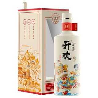 开欢 中国白酒 经典 52%vol 浓香型白酒 500ml 单瓶装