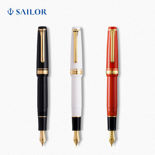 SAILOR 写乐 钢笔 11-1221-320 黑色金夹 F尖 单支装