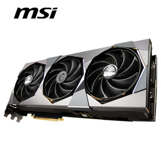 MSI 微星 超龙 GeForce RTX 4070 Ti SUPRIM 12G 电竞游戏设计智能学习电脑独立显卡