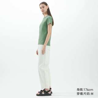 UNIQLO 优衣库 女装圆领T恤短袖 455758/462666