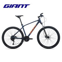 GIANT 捷安特 ATX 830成人变速铝合金27速油压碟刹避震山地自行车 全消光月食蓝 27.5×16 S 建议160-172cm