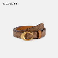 抖音超值购：COACH 蔻驰 奢侈品 女士C扣腰带皮带卡其色 89402 BKHSD经典百搭