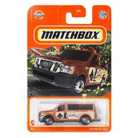 MATCHBOX 火柴盒城市英雄合金小车模型2022工程交通警车男孩玩具小汽车30782 1-尼桑NV篷车