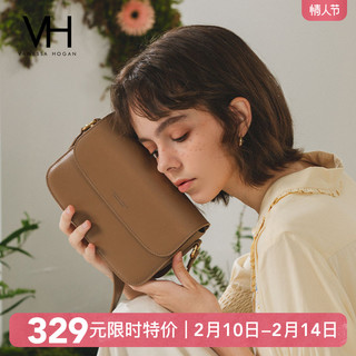 VANESSA HOGAN 女士牛皮小方包 VH2111427020403 黑色 中号