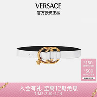 范思哲（VERSACE）奢侈品女士双金属环扣美杜莎吊坠装饰腰带70 情人节礼物