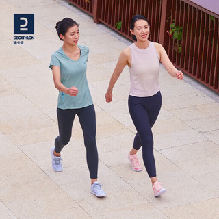 DECATHLON 迪卡侬 运动鞋女秋季秋透气轻便舒适黑色白色休闲鞋女鞋FEEL灰色40-2548527