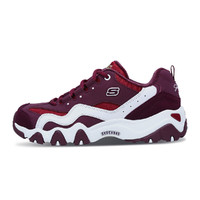 SKECHERS 斯凯奇 D'lites 女子休闲运动鞋 66666077/WINE 酒红色 35.5