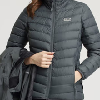 Jack Wolfskin 狼爪 ACTIVE OUTDOOR 女子三合一冲锋衣 5118603-6037 伦敦灰 L