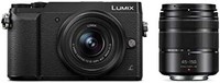 Panasonic 松下 GX85微单相机 无镜像可互换镜头相机套件镜头 12-32mm + 45-150mm 黑色