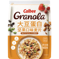 Calbee 卡乐比 大豆蛋白 麦片 坚果口味 400g