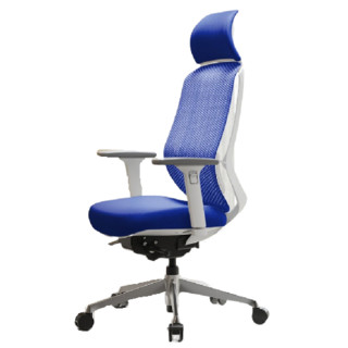 okamura 冈村 Sylphy Light-X 人体工学电脑椅 蓝色 带头枕款