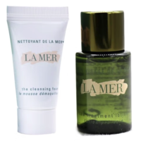 LA MER 海蓝之谜 护肤套装 (洁净焕采系列璀璨净澈泡沫洁面乳5ml+沁润修护精萃水5ml)