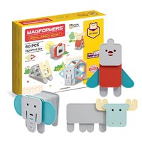 麦格弗 702015 缤纷动物套组 积木拼搭男孩女孩玩具初体验系列