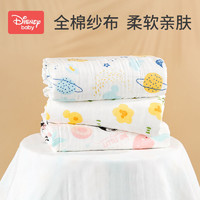 Disney 迪士尼 婴儿浴巾新生儿宝宝全棉超柔吸水透气纱布被洗澡巾儿童用品
