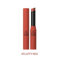3CE 三熹玉 丝绒雾面烟管口红 #FLUFFY RED 魅惑砖红色 3.2g