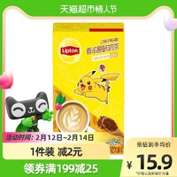 Lipton 立顿 宝可梦IP经典浓醇奶茶香浓原味奶茶17.5g*10包