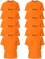 GILDAN 男式超棉 短袖T 恤,款式 G2000,10件装 橙色