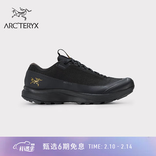 ARC'TERYX 始祖鸟 ARC’TERYX始祖鸟 AERIOS GTX GORE-TEX 覆盖防水 男子 多功能攀登/徒步鞋 Black/Black/黑色/黑色 UK7/25.5CM