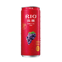 RIO 锐澳 3度微醺葡萄口味口味330ml*1果酒洋酒预调鸡尾酒