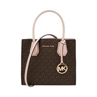 MICHAEL KORS 迈克·科尔斯 MERCER系列 女士单肩包 3551GM9M2B 棕色配粉 中号