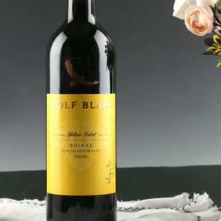 WOLF BLASS 纷赋 黄牌 澳大利亚设拉子干型红葡萄酒 750ml