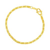 LUKFOOK JEWELLERY 六福珠宝 F63TBGB0002 平安结足金手链 17cm 4.75g