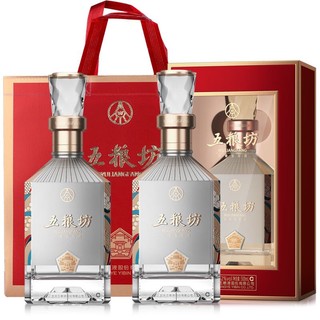 WULIANGYE 五粮液 股份 五粮坊 浓香型白酒礼盒装 整箱装 52度500ml*6瓶高度纯粮食酒水 名酒礼品酒喜酒送礼