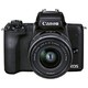 Canon 佳能 EOS M50 Mark II APS-C画幅 微单相机 黑色 EF-M 15-45mm F3.5 IS STM 变焦镜头 单头套机