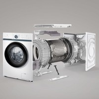 TCL G100L100-B1 滚筒洗衣机 10kg 芭蕾白