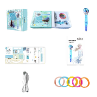 梦多福MODOFO 3D打印笔 艾莎低温充电款 蓝色 礼盒装