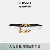 范思哲（VERSACE）奢侈品女士双金属环扣美杜莎吊坠腰带90 情人节礼物