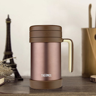 THERMOS 膳魔师 TCMF-500 BW 保温杯 500ml 红棕色