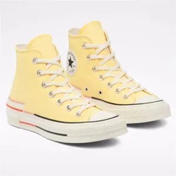 CONVERSE 匡威 Chuck 70高帮运动鞋 黄色 男女同款