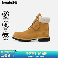 Timberland添柏岚官方男鞋新款户外休闲防水6寸靴|A2GMD A2GMDW/小麦色 42