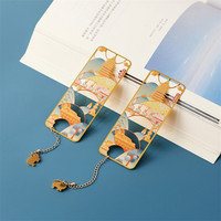 别物志 牛首山文创礼品 牛首佛光 别物志南京城市文创金属黄铜镂空书签创意书签中国风国潮送礼创意生日礼物同学老 牛首山 牛首佛光