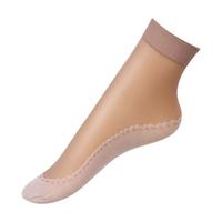 Langsha 浪莎 女士中筒袜套装 BJ239 防滑款 10双装 咖色