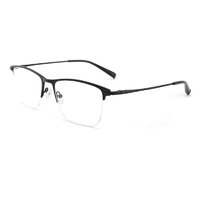 winsee 万新 MLF2034 黑色金属眼镜框+1.67折射率 防蓝光镜片
