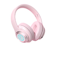 Disney 迪士尼 H1 耳罩式头戴式动圈降噪蓝牙耳机 粉色