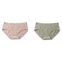 YOUKESHU 有棵树 女士三角内裤套装 4条装(肤色+浅灰+浅粉+豆绿) XL