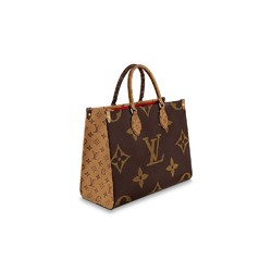 LOUIS VUITTON 路易威登 ONTHEGO爆款女士老花拼色手提包托特包