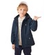 PLUS会员：暇步士 儿童纯色风衣外套 藏蓝 140cm