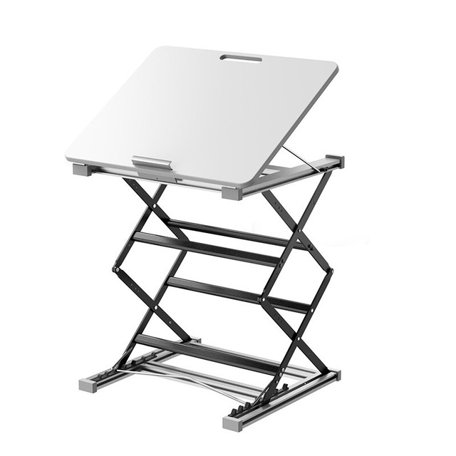 Omax s5pro站立式电脑桌笔记本支架升降桌站立办公升降台折叠桌电脑支架工作台