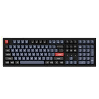 Keychron K10Pro 108键 蓝牙双模无线机械键盘 黑色 Kpro-红轴 RGB