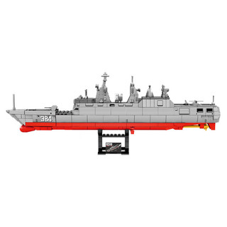 SEMBO BLOCK 森宝积木 铁血重装系列 105733 056 轻型护卫舰